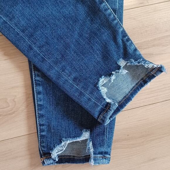 FRAME Le Skinny de Jeanne Mid-Rise Skinny Jeans Indigo Wash Size 26W - Picture 10 of 14